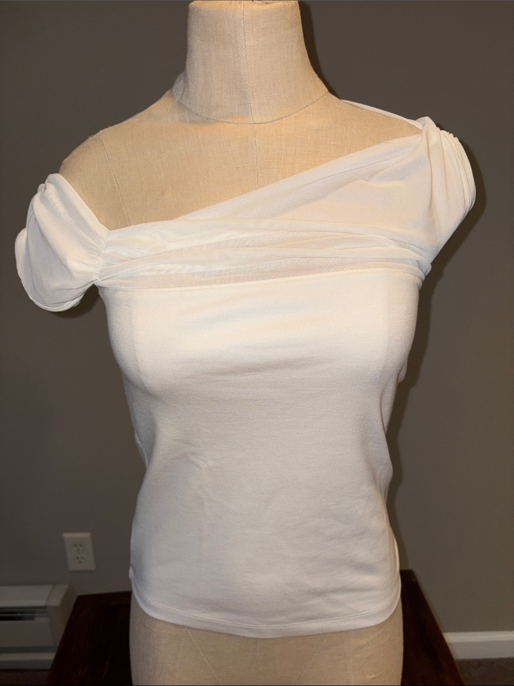 NWT LOFT Asymmetrical Off The Shoulder Top Size XS
